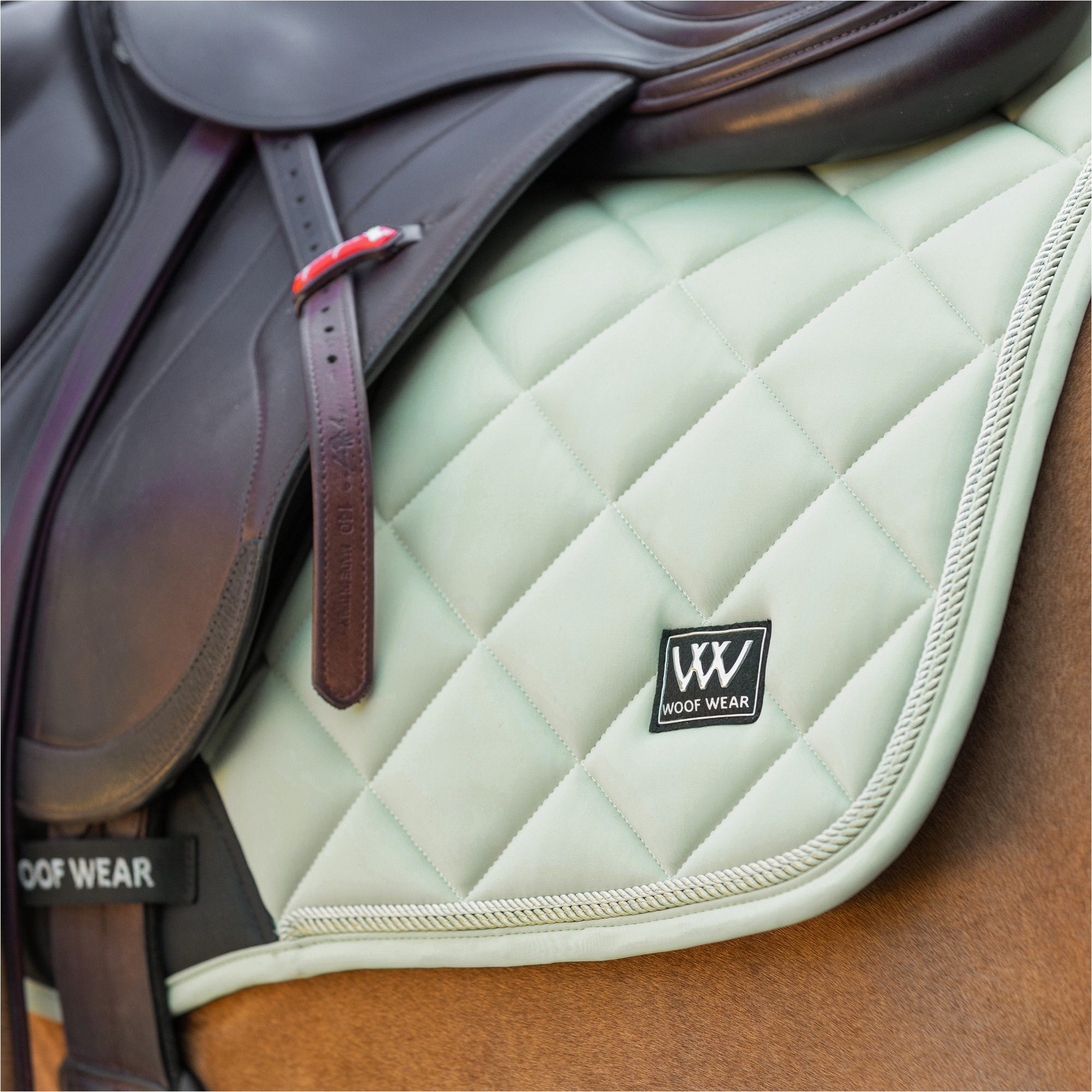 2025 Woof Wear Vision Aura Contact Rapproché Tapis De Selle WS0042-SAGE - Sage Green